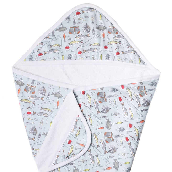 Copper Pearl Premium Knit Hooded Towel in Trout