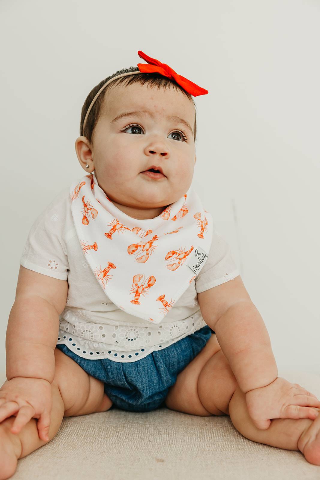 Copper Pearl Fischer Sailboat BIbs