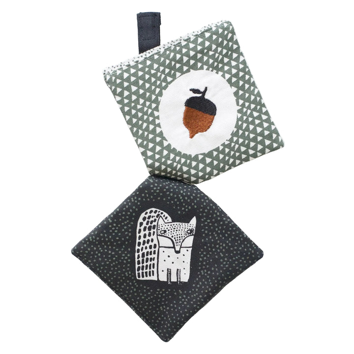 Wee Gallery Crinkle Pages Stroller Toy - Woodland