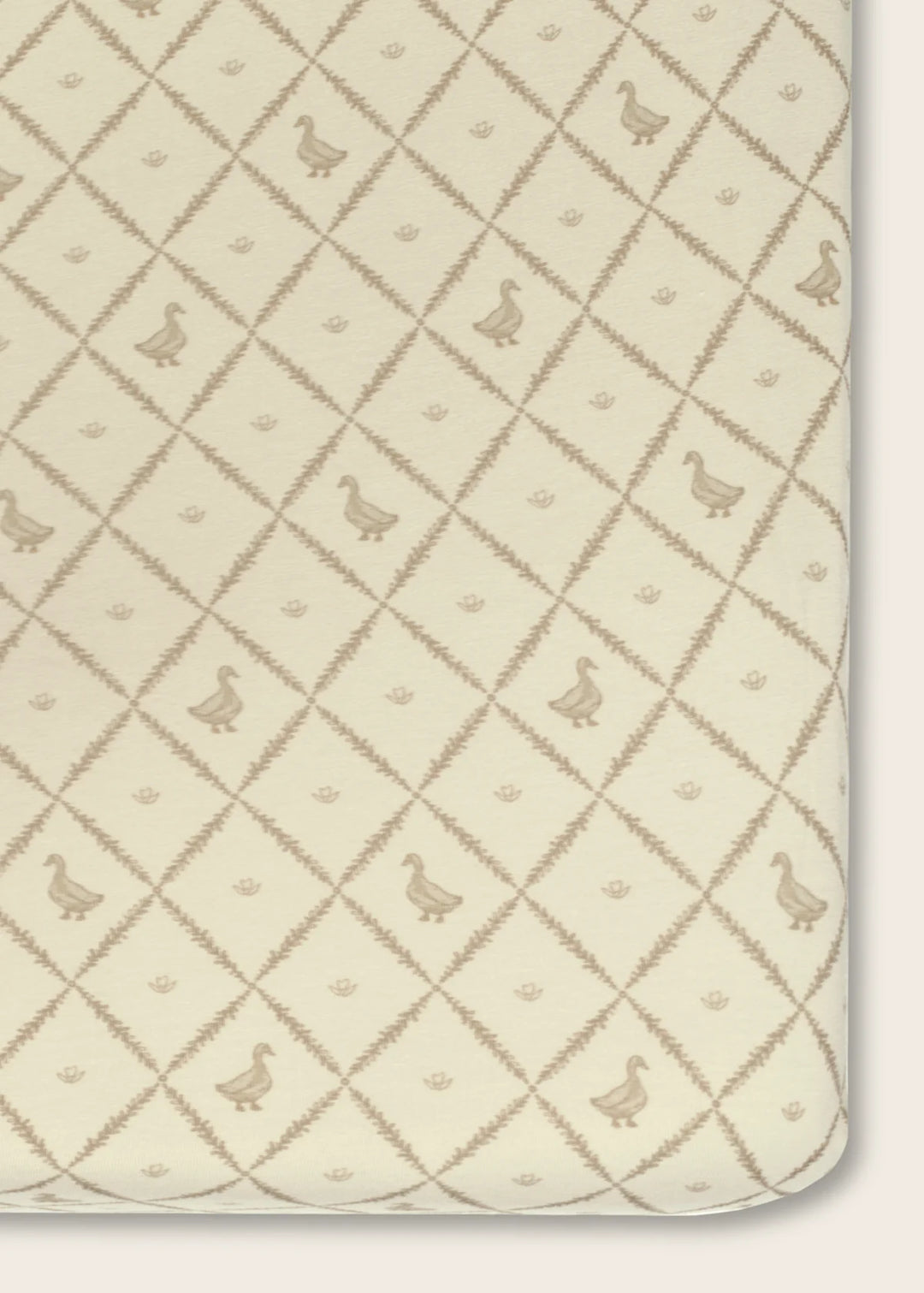 Oilo Duck Crib Sheet