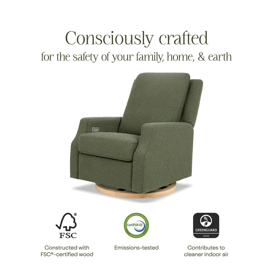 Namesake Crewe Electronic Recliner and Swivel Glider