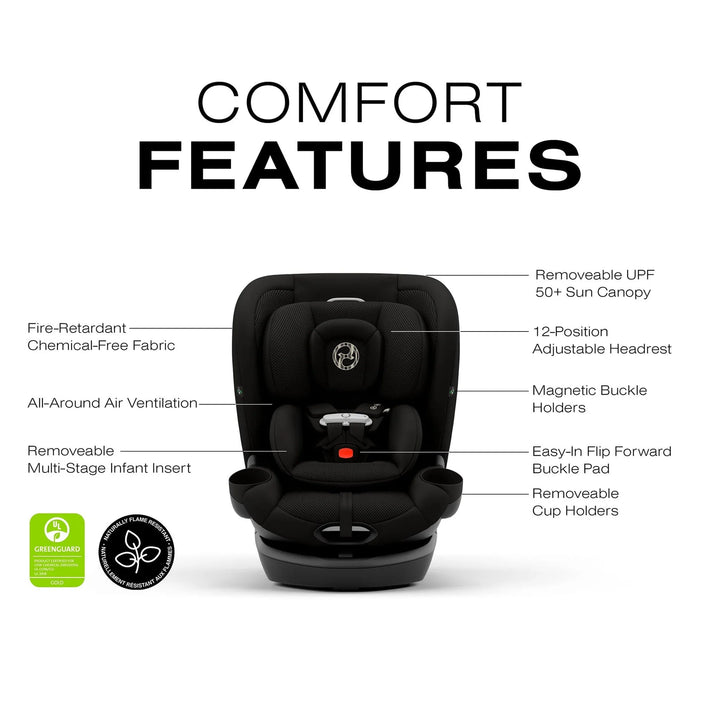 Cybex Callisto G All in One 360 Rotating Car Seat w/Canopy