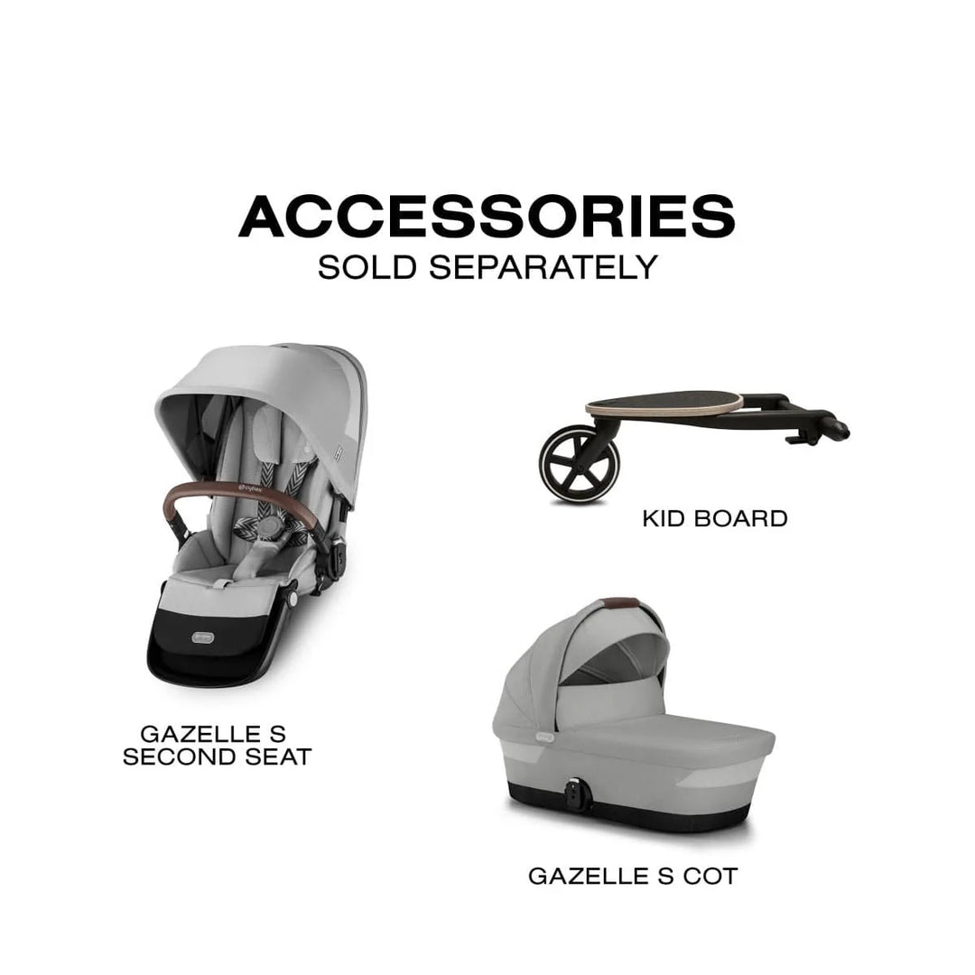 Cybex Gazelle S 2 Stroller Single to Double – Baby Grand