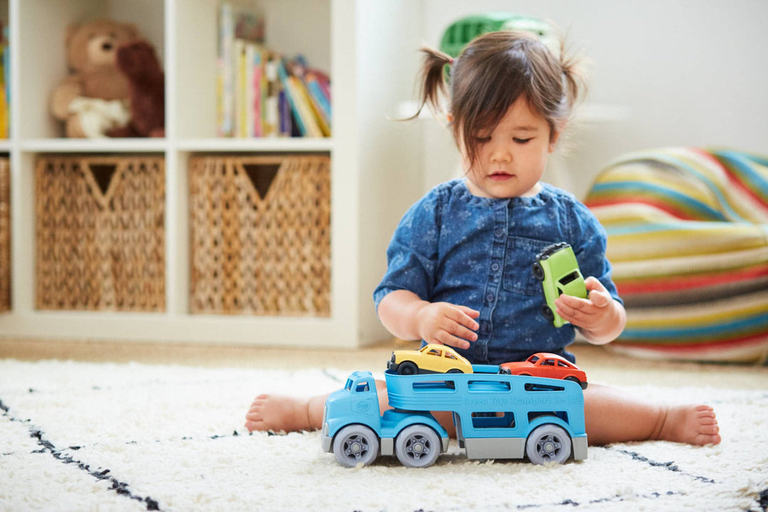 Green Toys Car Carrier w/ 3 Mini Cars