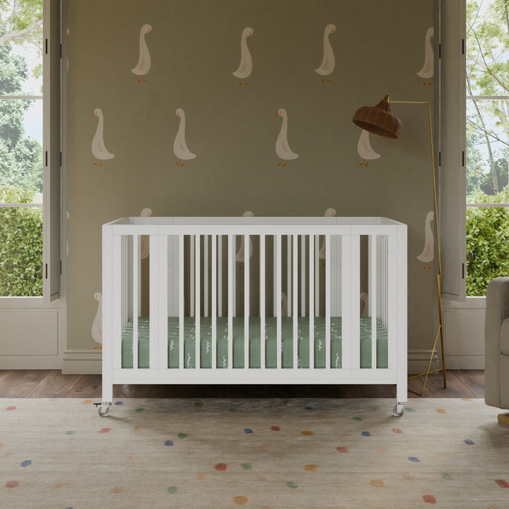 Babyletto Rolli 9-in-1 Convertible All-Stages Crib  to Full Bed with Bassinet & Toddler Bed Conversion Kits