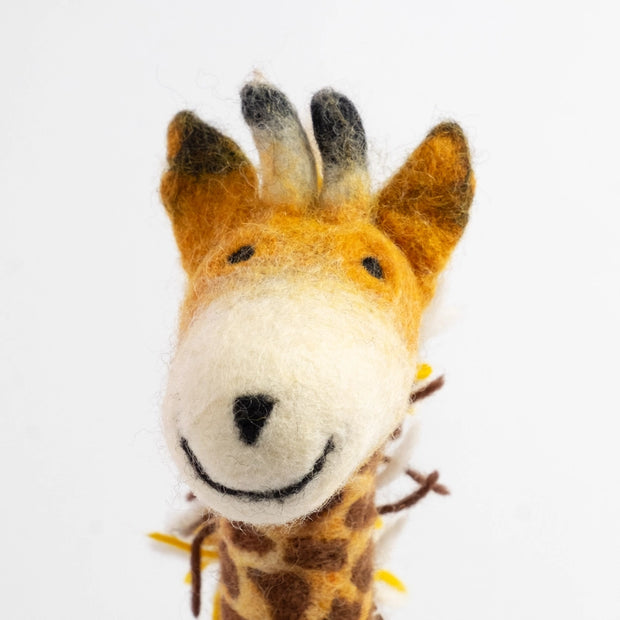 Winding Road Felted Handmade Giraffe