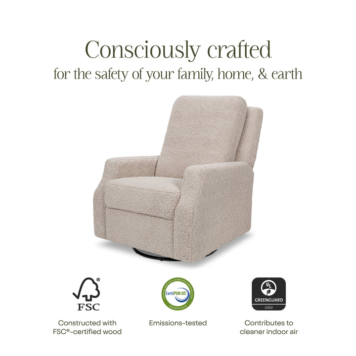Namesake Crewe Recliner and Swivel Glider