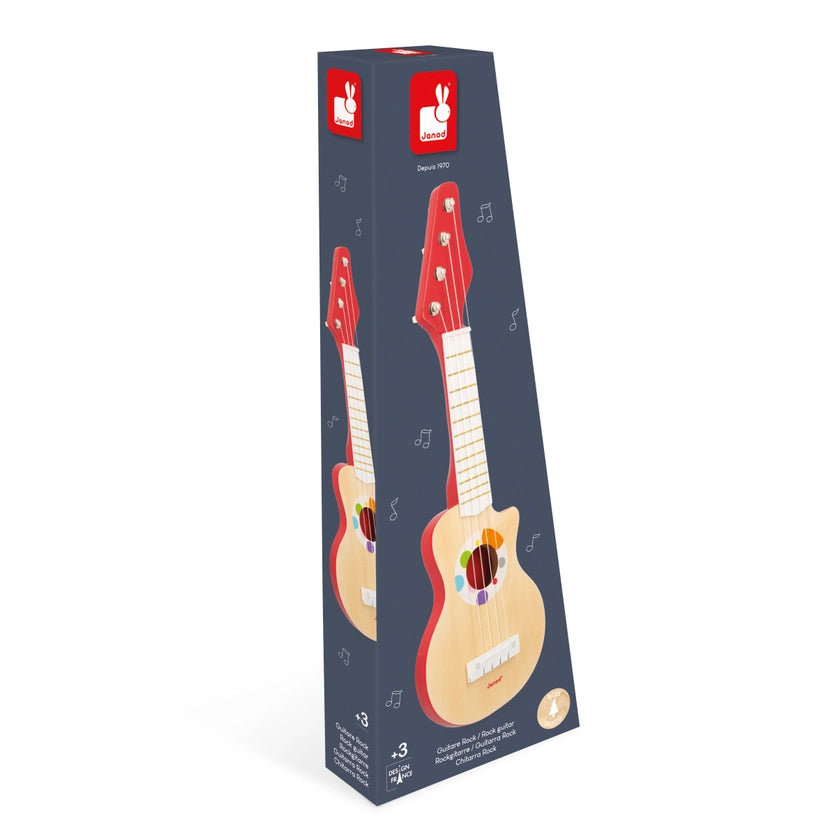 Janod Confetti Wooden Rock Guitar