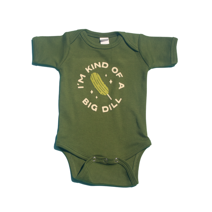 Sweetpea & Co. I'm a Big Dill Onesie
