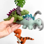 Dino Friends Felted Mobile (