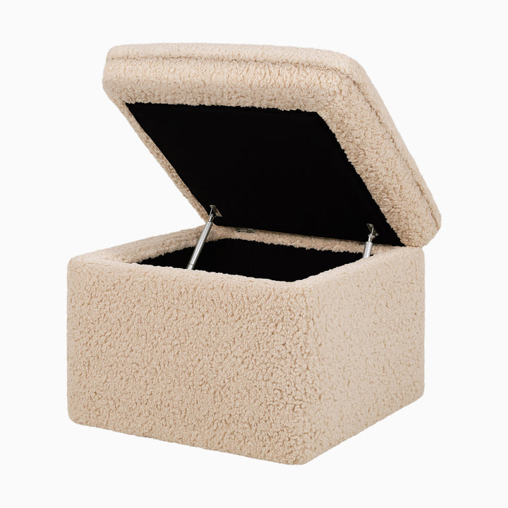 Babyletto Cali Storage Ottoman in Eco-Performance Fabric | Water Repellent & Stain Resistant