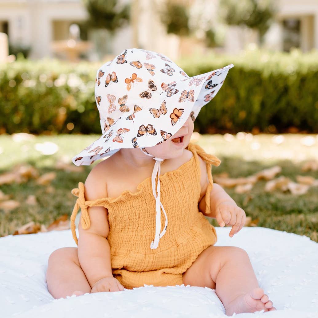 Huggalugs Baby & Toddler Sunhat UPF 50+ - Butterflies