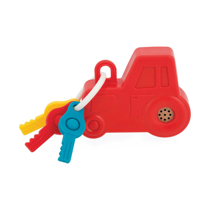 Janod Farm Sounds & Led Tractor Key Ring