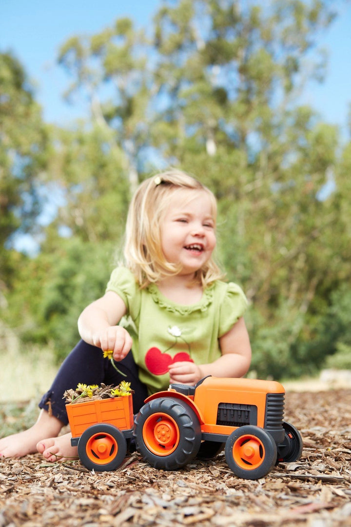 Green Toys Orange Tractor