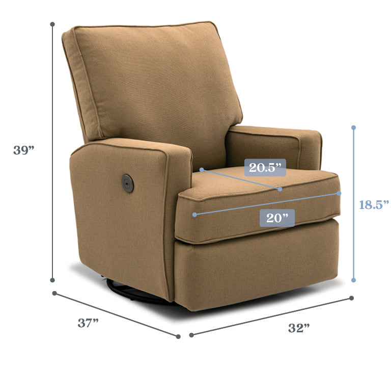 Best Chairs Ellie Swivel Glider Recliner