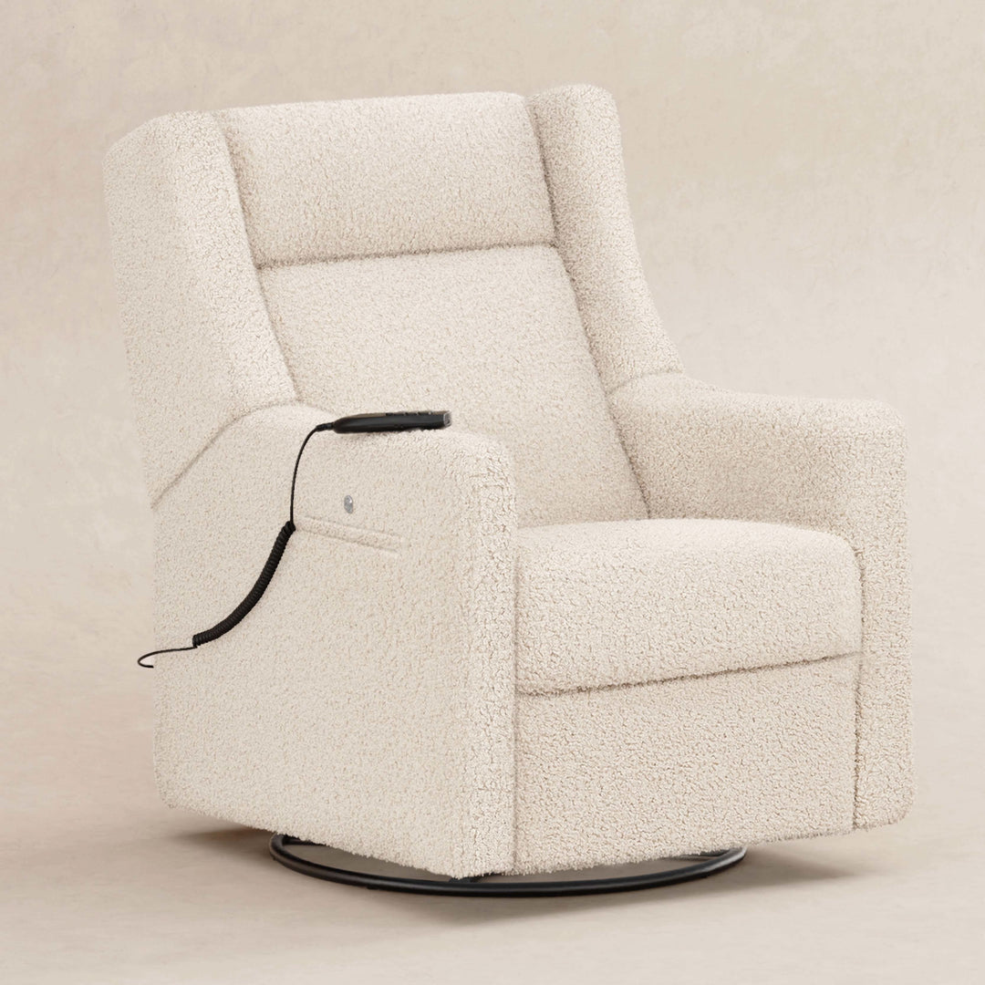 Babyletto Kiwi Deluxe Power Recliner & Swivel Glider with Heat and Massage