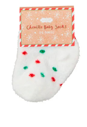 Holiday Chenille Socks