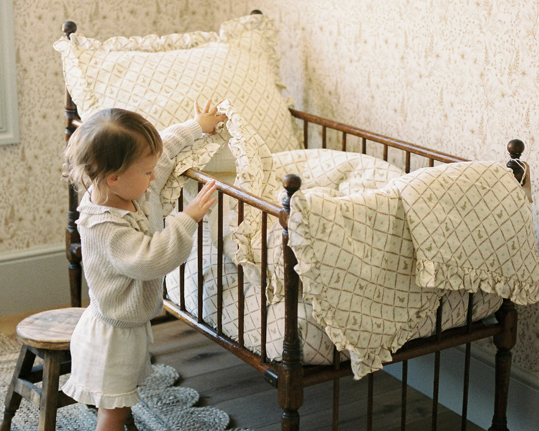 Oilo Duck Crib Sheet