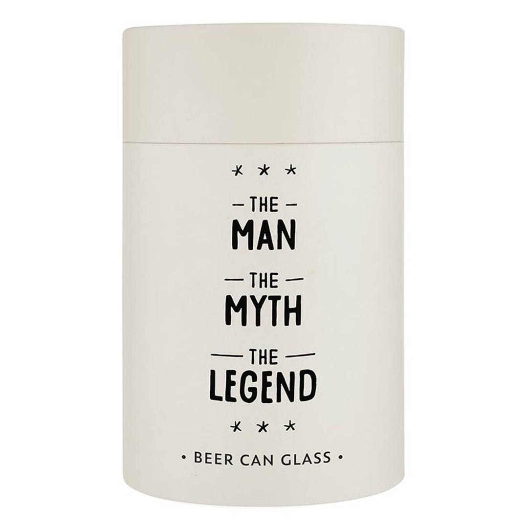Man Myth Legend - 16oz Beer Glass
