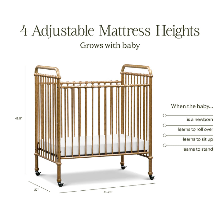Namesake Abigail 3-in-1 Mini Crib