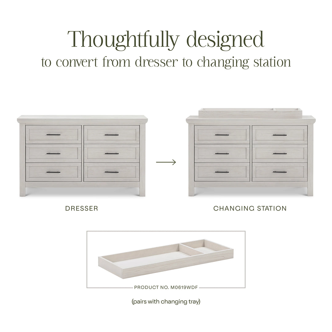Monogram by Namesake Emory Farmhouse 6-Drawer Dresser