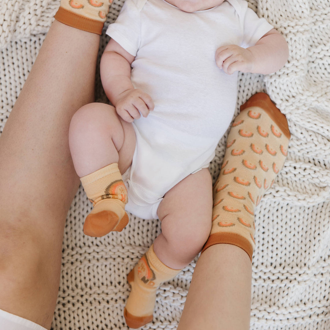 JuJuBe Mama & Me Socks Set - Be Kind Rainbows