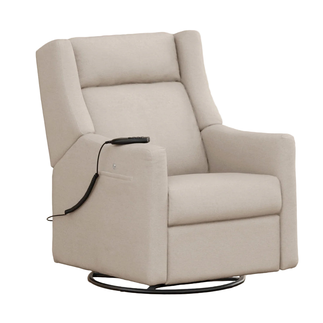 BabyLetto Kiwi Deluxe Power Recliner and Swivel Glider with Heat and Massage