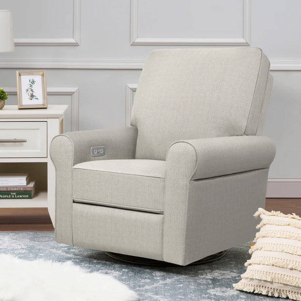 Monogram Monroe Pillowback Power Recliner