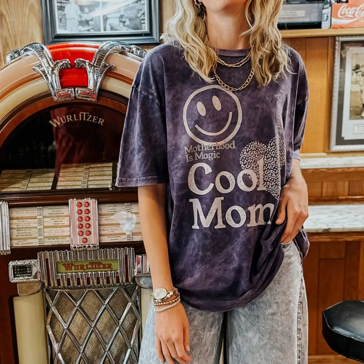 Mountain Moverz - She's A Cool Mom Vintage Tee