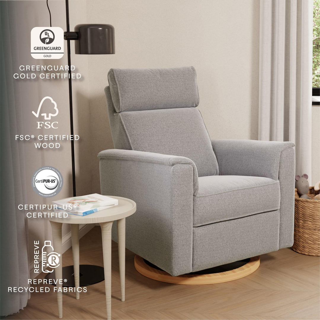 Namesake Willa Plus Power Glider Recliner w/Power Headrest
