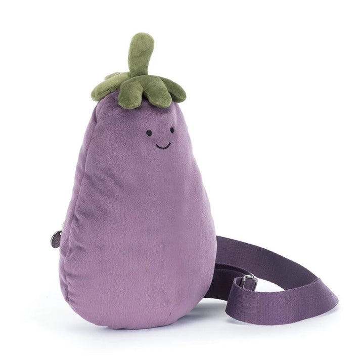 Jellycat Amuseables Eggplant Aubergine Bum Bag