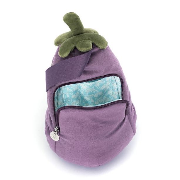 Jellycat Amuseables Eggplant Aubergine Bum Bag