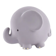 Tikiri Elephant Organic Natural Rubber Rattle, Teether & Bath Toy