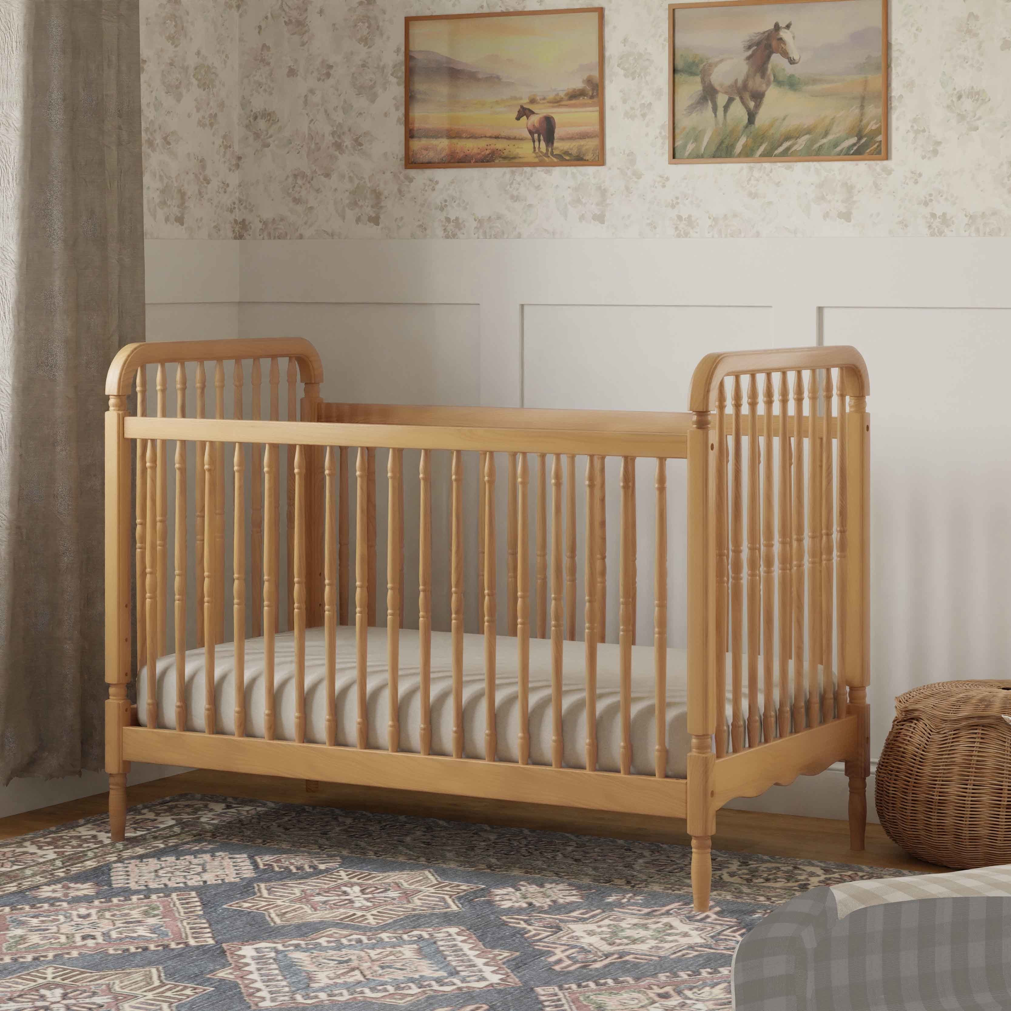 Namesake Liberty 3-in-1 Convertible Spindle Crib with Toddler Bed