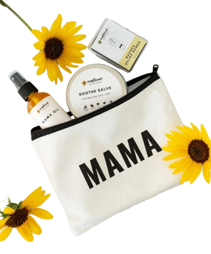 Sunflower Motherhood Pregnancy Mama Pouch Bundle