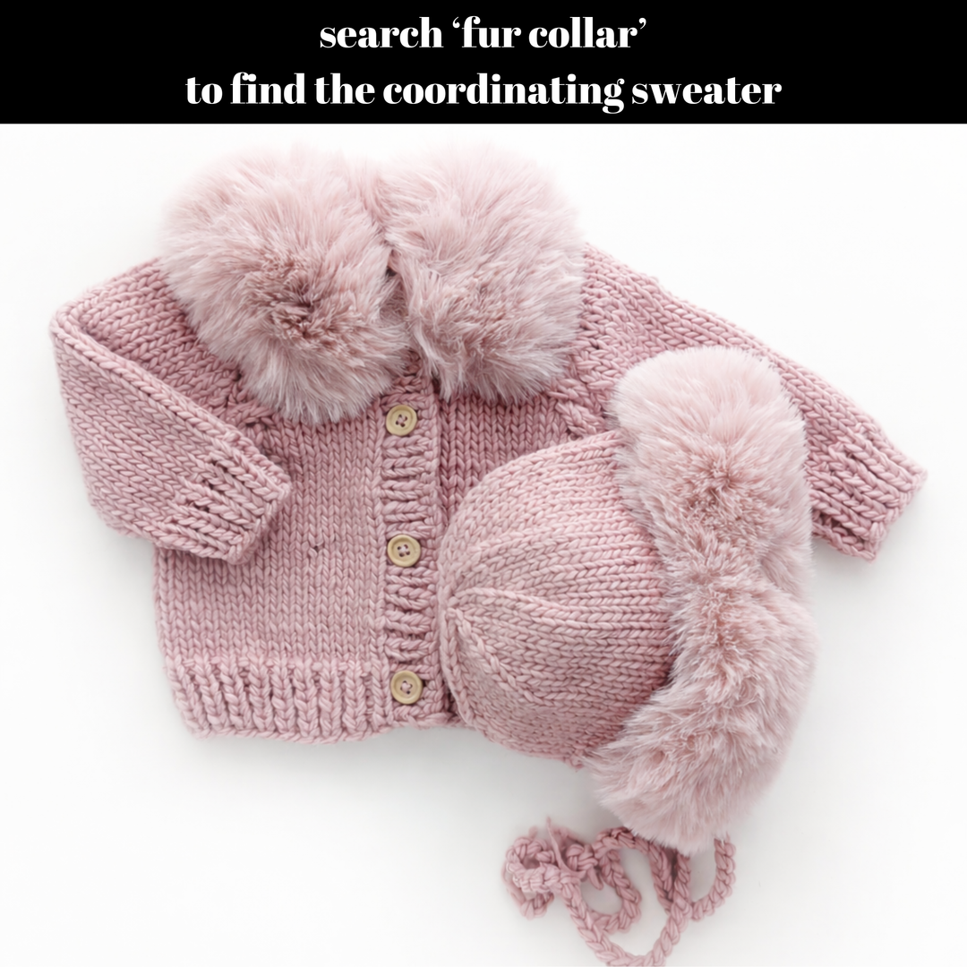 Huggalugs Cuddle Bonnet -  Rosy