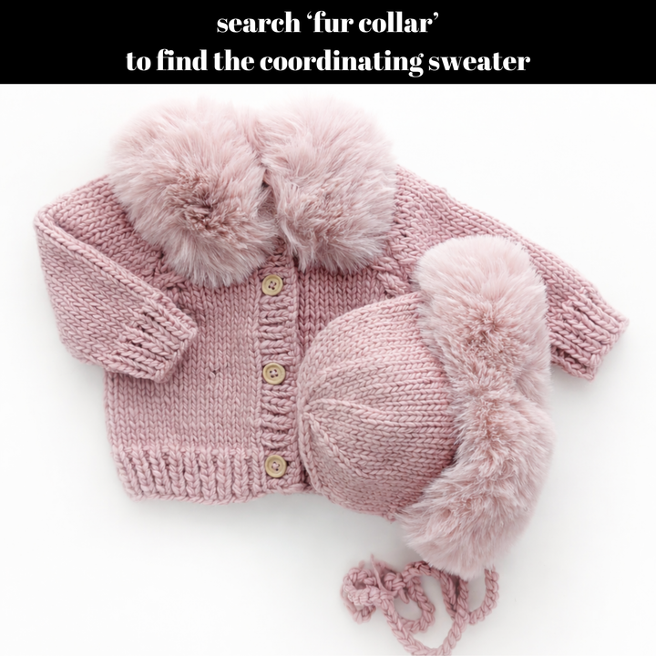 Huggalugs Cuddle Bonnet -  Rosy