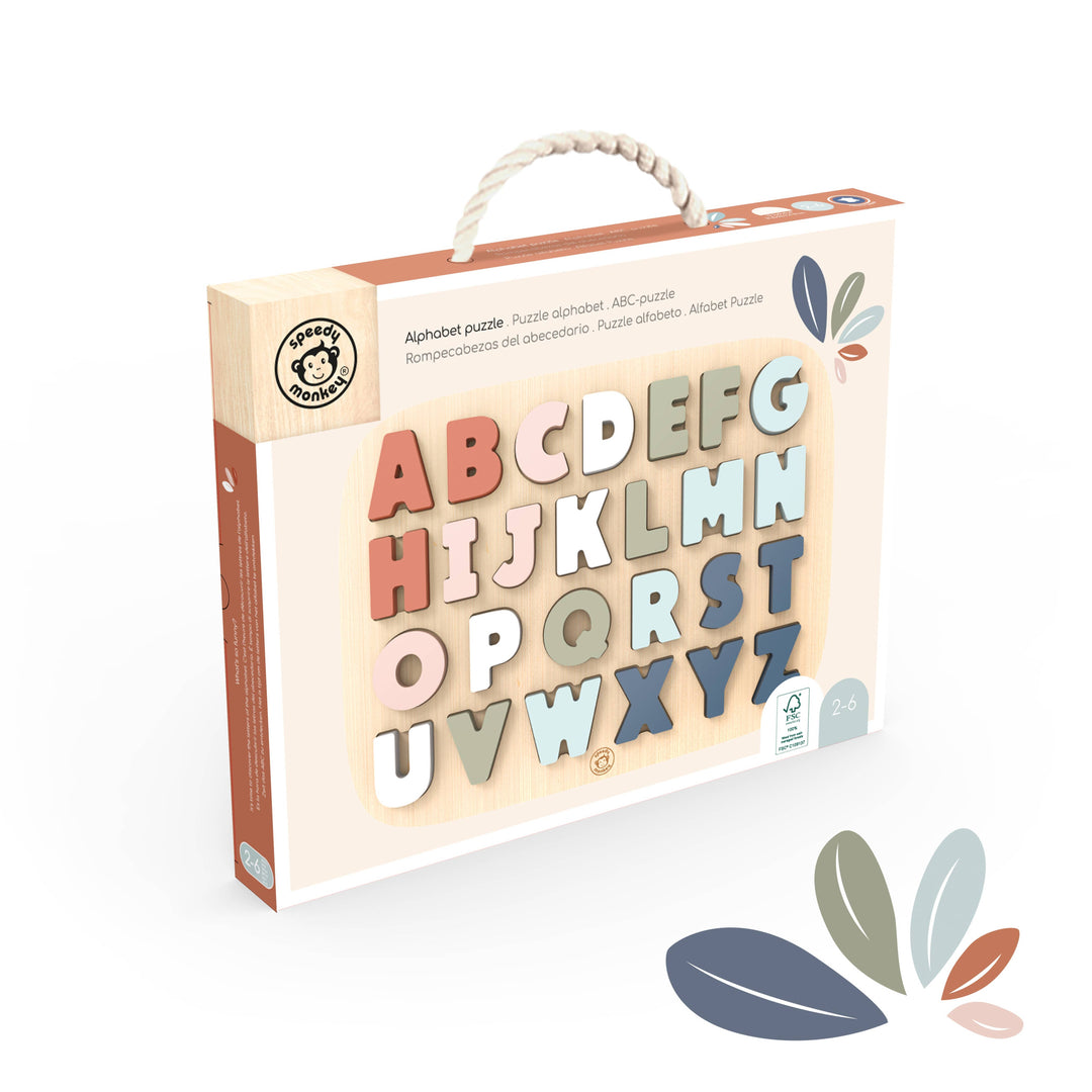 Speedy Monkey Alphabet Puzzle