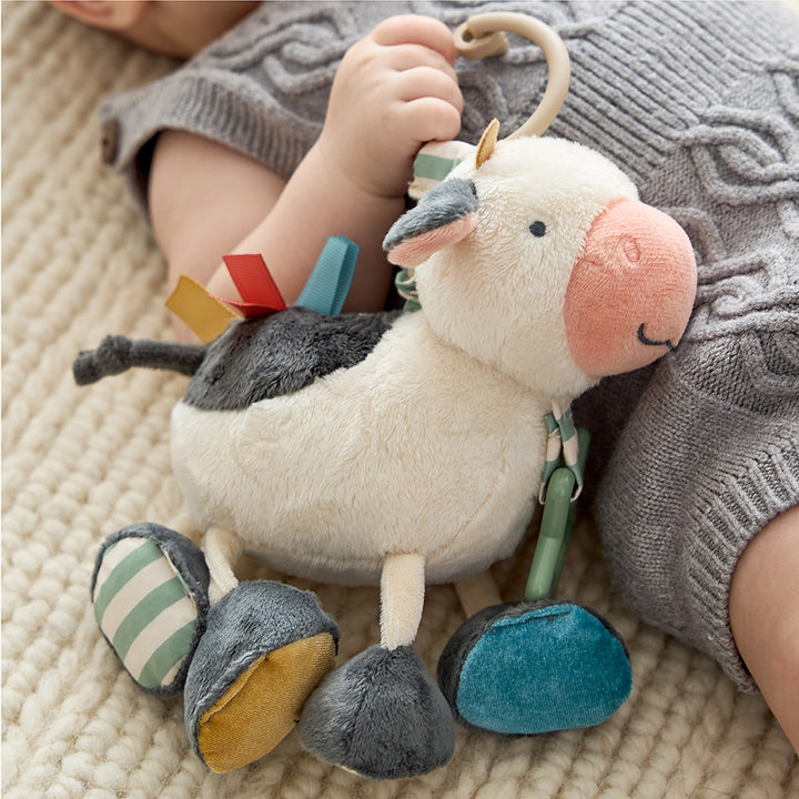 Cow Itzy Friends Link & Love™ Activity Plush - Cow
