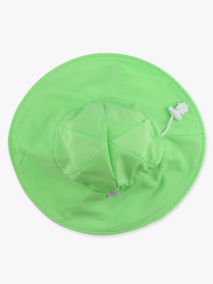 RuffleButts + RuggedButts Sun Protective Hat - Neon Honeydew