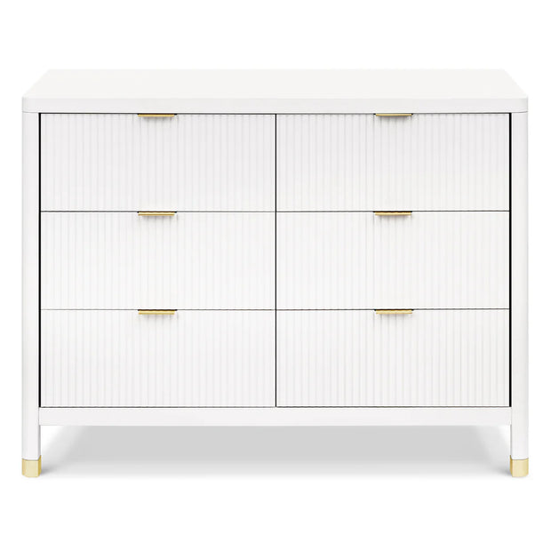 Namesake Brimsley Tambour Classic Crib & 6 Drawer Dresser