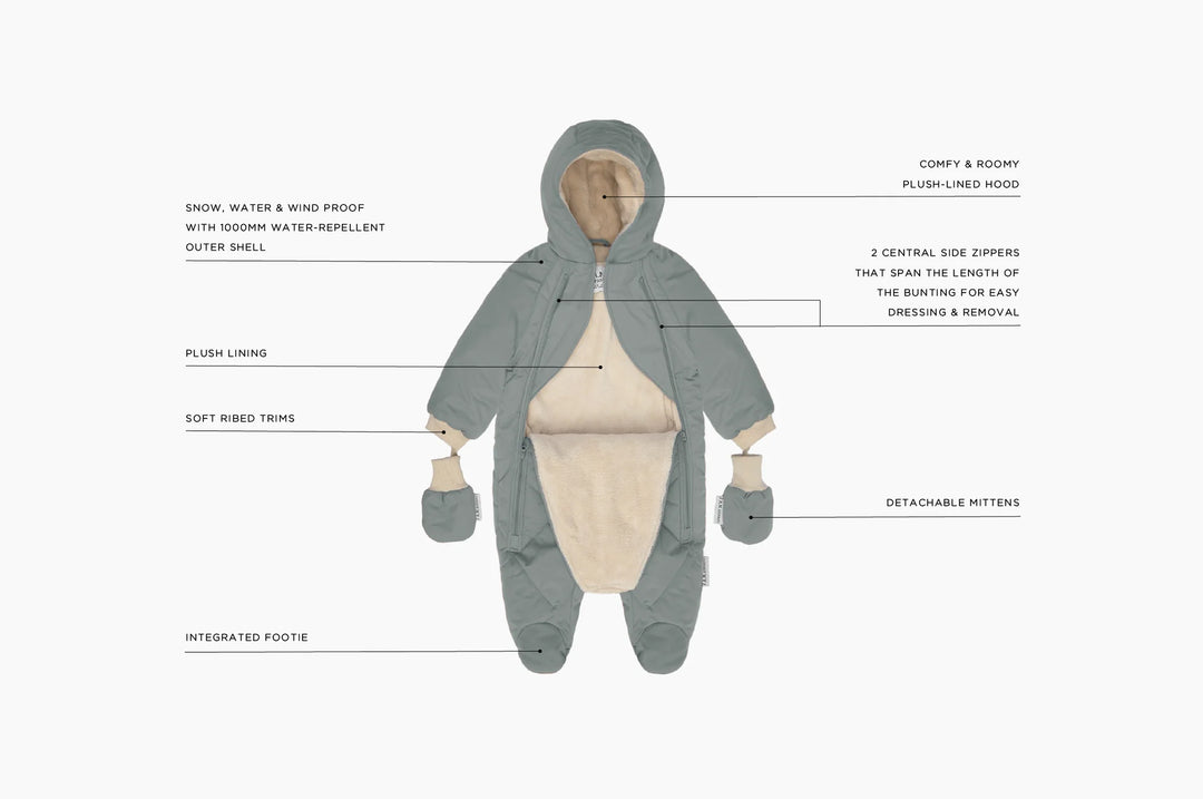 7 A.M. Enfant Benji Plush Snowsuit