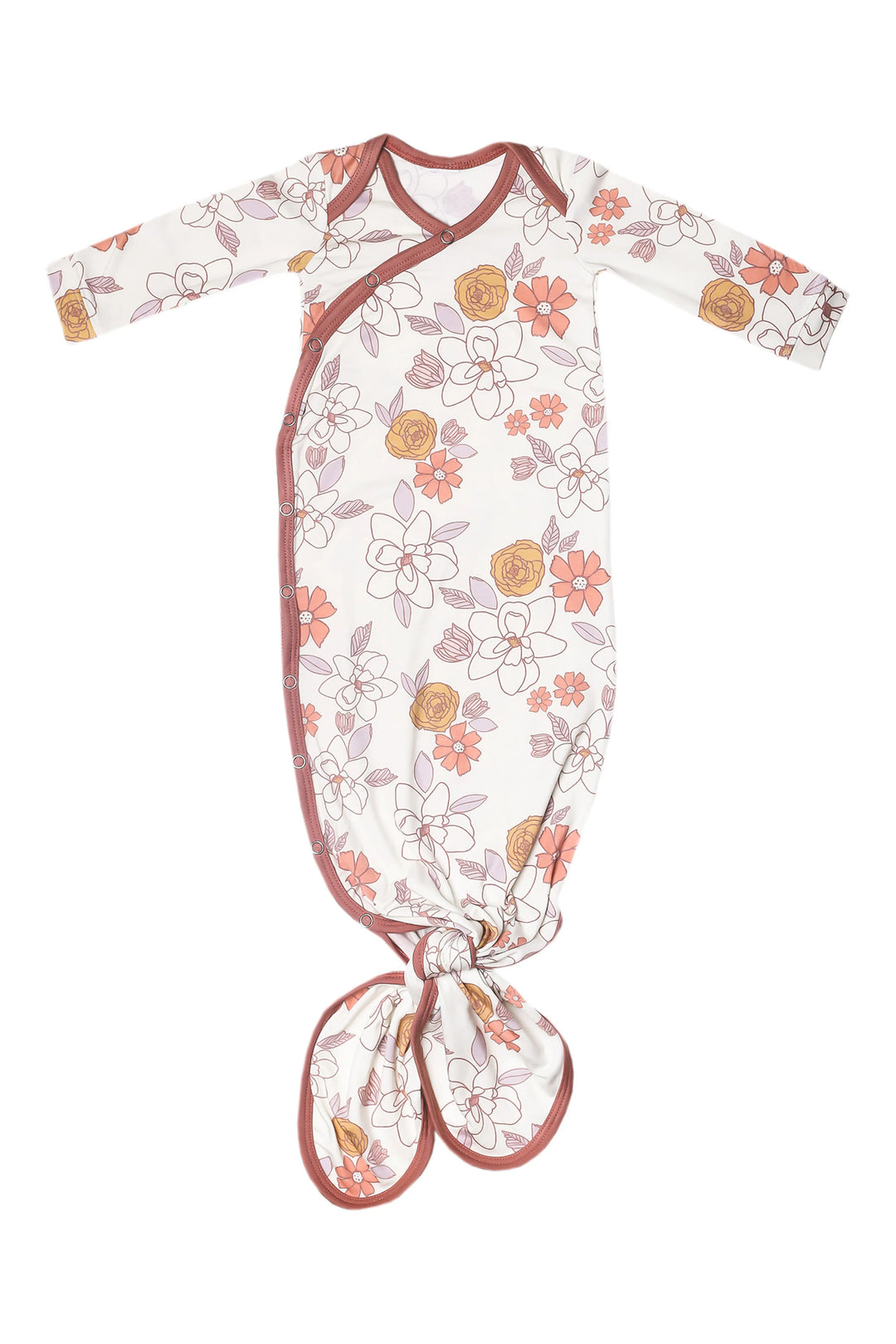 Copper Pearl Knotted Gown - Ferra