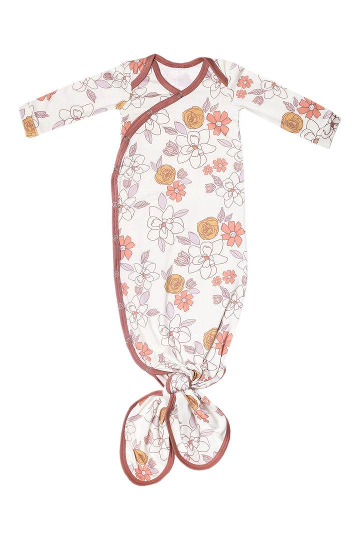 Copper Pearl Knotted Gown - Ferra