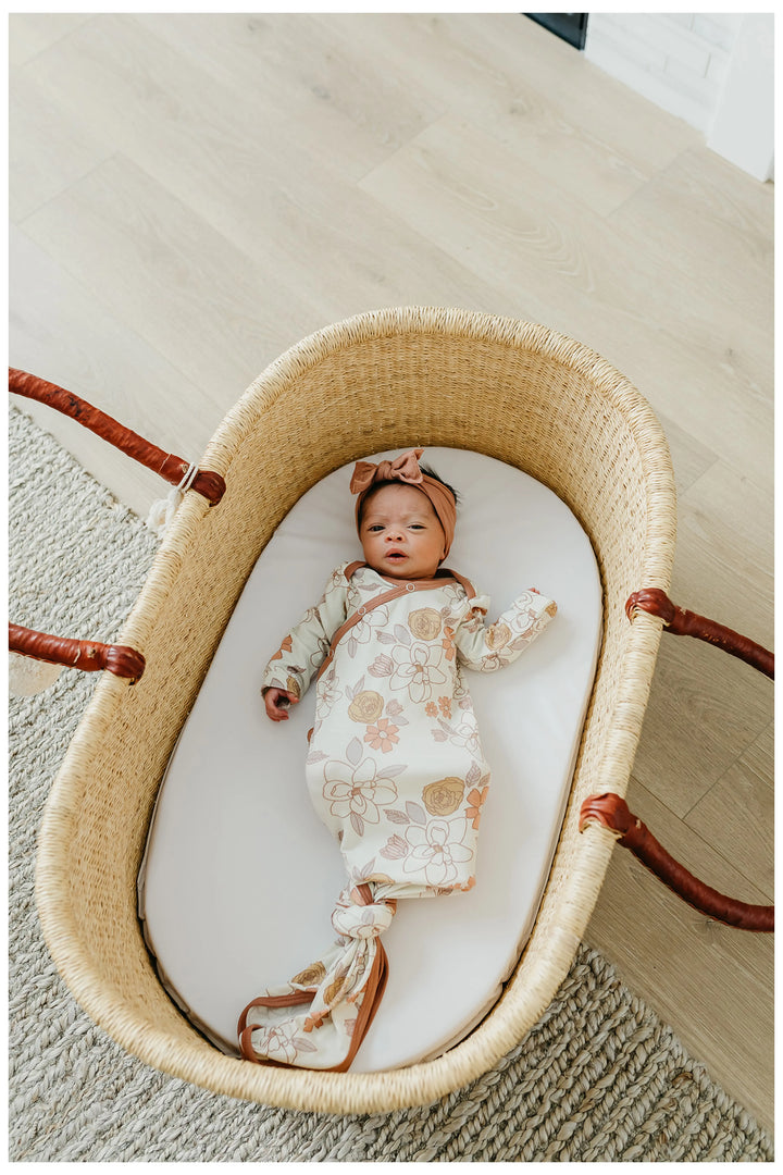 Copper Pearl Knotted Gown - Ferra