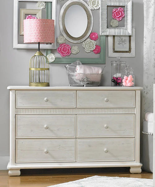 Dolce Babi Florenza Crib and Dresser Set With Toddler Rail and Changer Top