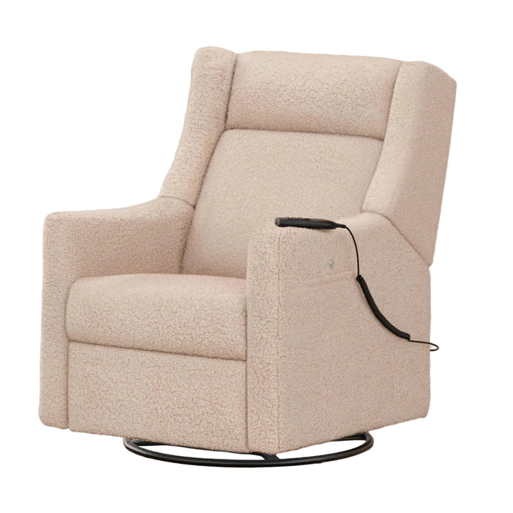 BabyLetto Kiwi Deluxe Power Recliner and Swivel Glider with Heat and Massage