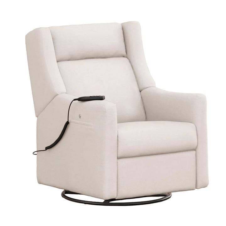 BabyLetto Kiwi Deluxe Power Recliner and Swivel Glider with Heat and Massage