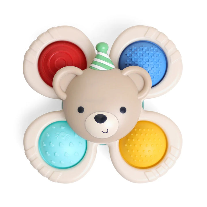 Itzy Ritzy Pop & Whirl Fidget Spinner Toy - Bear