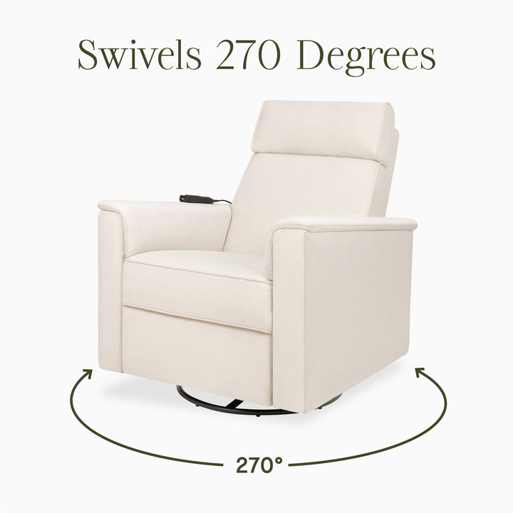 Namesake Willa Deluxe Power Recliner and Swivel Glider with Heat & Massage